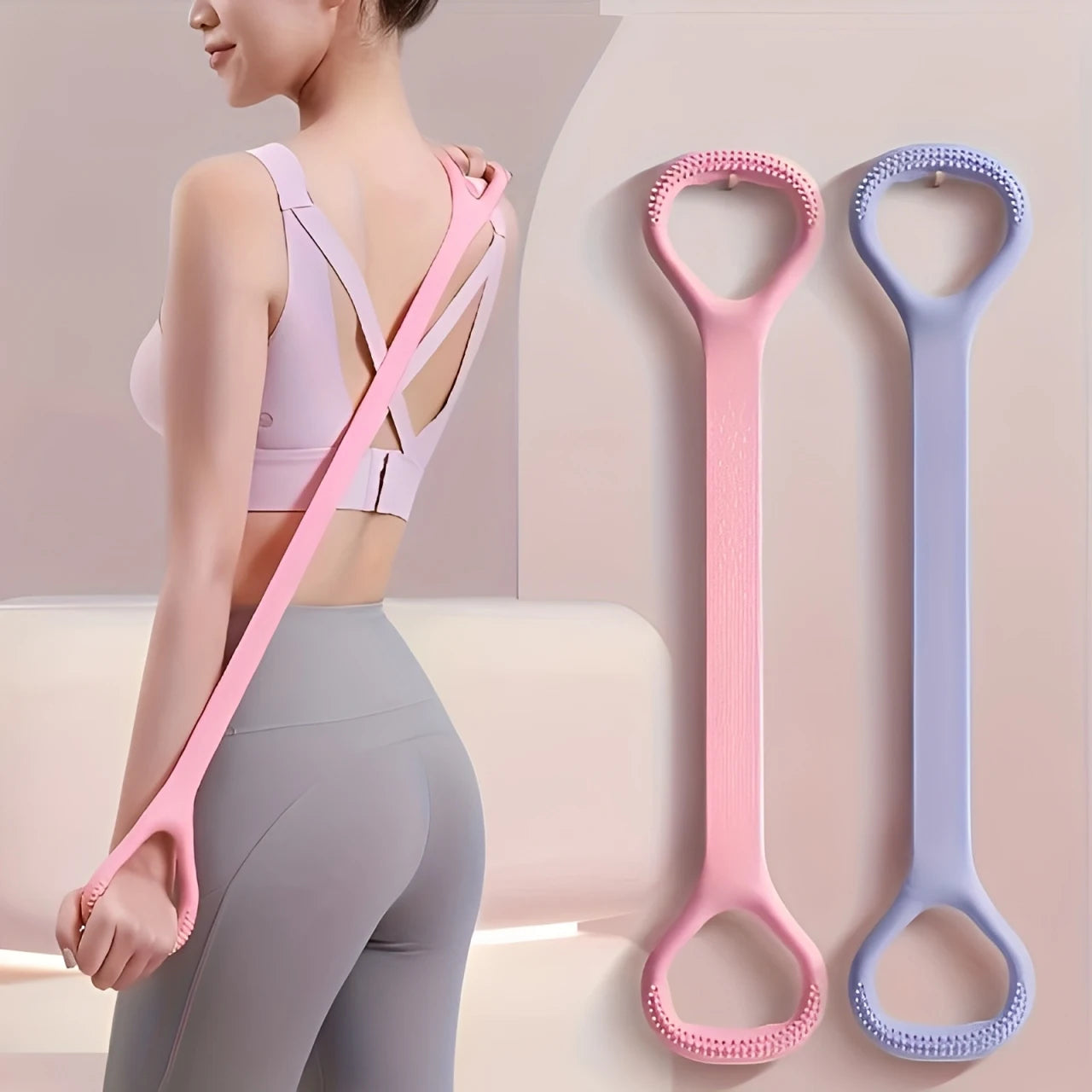 8 Figure Yoga Fitness Resistance Band